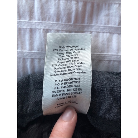 Wilfred High Waisted 3/4 Length Pants w Waist Tie - Picture 9 of 14